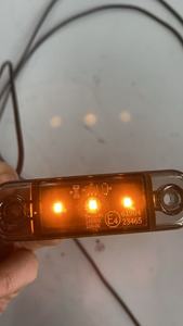 1XKit 83.7mm luce di Marker di luce di luce di fumo ambra/rosso/bianco 12-24V posizione 3LED colla impermeabile 2 cesti nuova condizione - Product Image 2
