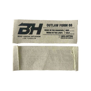 맞춤형 로고 고급 재활용 중간 접이식 면 새틴 인쇄 라벨 세탁 관리 라벨 천연 면 라벨 의류용 - Product Image 5