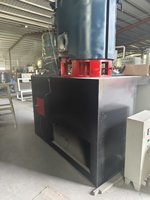 Haute ligne d'extrusion à Double vis conception à double vis à contre-rotation pour PVC/PP/PE béton/ciment tuile formant PLC contrôlé