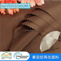 Tissu Pongee imperméable 290-330T avec revêtement PVC calandré et imprimé pour parapluie, imperméable, rideau de douche, tablier, tente, poussette bébé