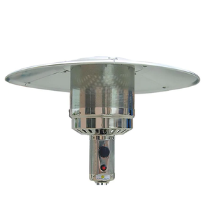 GNEE GN-OH-016-P Chauffe-terrasse au gaz moderne autoportant en acier inoxydable de haute qualité 13KW avec allumage par impulsions pour chauffage extérieur - Product Image 2