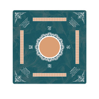 Tapis de poker antidérapant et écologique The Four Directions, durable et élégant, pour jeux de Mahjong américain et d'échecs
