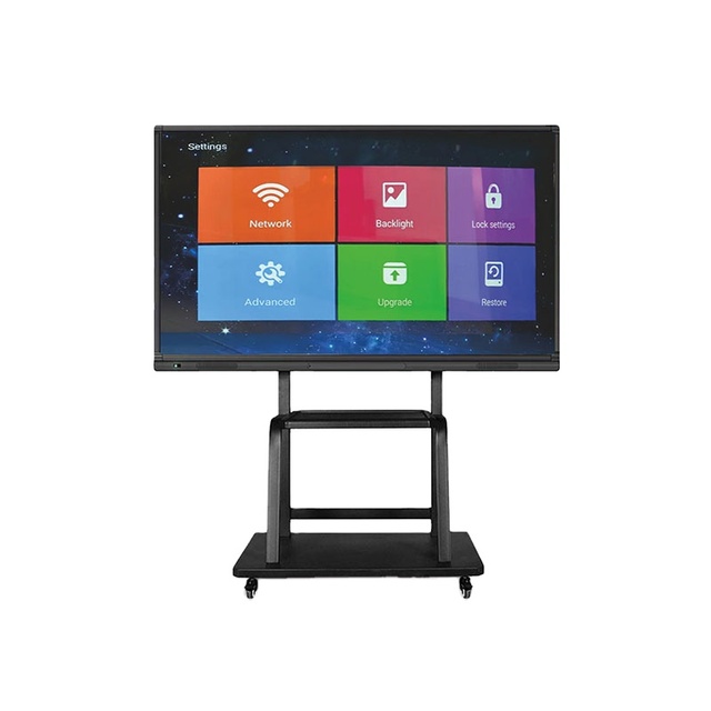 65/75/86 Inch Interactive Whiteboard with Dual Operating Systems (Android and Windows) Suitable for Meeting Rooms