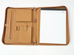 X515 - Organizador de Negocios en Oferta, Carpeta de Archivo A4 con Cierre de Cremallera, de Cuero PU, con Anillas, Porta Tablets para iPad - Product Image 4