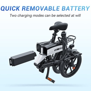 Bicicleta eléctrica de ciudad plegable KingSong <span class=keywords><strong>M2</strong></span> para adultos, de 250W Motor, 37V, 16 pulgadas, bicicleta eléctrica de cercanías - Product Image 3