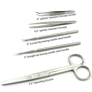 Juego de Herramientas de Acero Inoxidable de 22 Piezas, Equipo de <span class=keywords><strong>Laboratorio</strong></span> OEM, Garantía de 1 Año, Incluye Sondas de <span class=keywords><strong>Laboratorio</strong></span>, Tijeras y Pinzas - Product Image 2