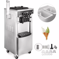 Machine à Glace Soft Commerciale Haute Performance pour la Fabrication de Crème Glacée et de Cornets