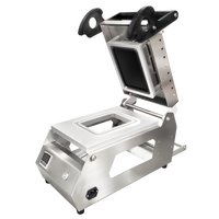 Scelleuse manuelle de barquettes DQ-2, mini machine d'emballage alimentaire en plastique