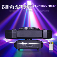 Projecteur laser mobile RUIEN 150W avec effets RGBW haute luminosité, contrôle DMX512, construction en aluminium pour DJ et discothèque