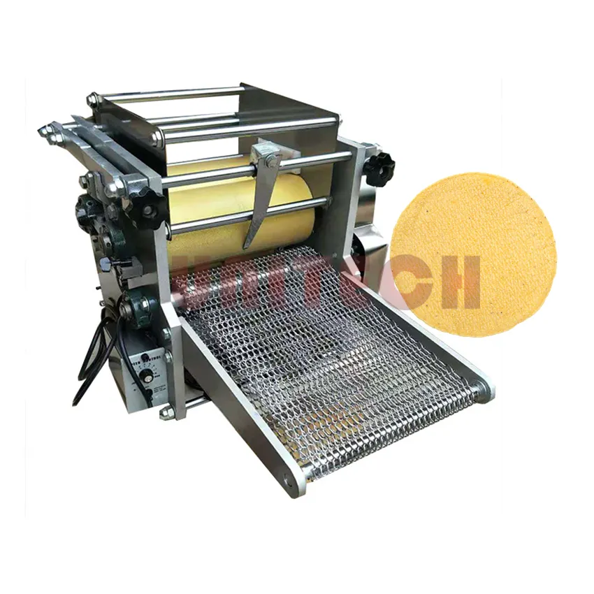 Máquina comercial para hacer tortillas de maíz/Máquinas para hacer tortillas mexicanas de maíz 304 de acero inoxidable