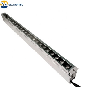 Lumière de jardin LED linéaire encastrée au sol IP67 24W pour l'éclairage des places carrées - Product Image 1