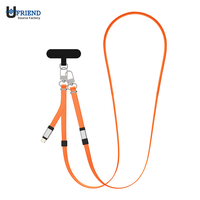 Cordon de téléphone plat à double tressage en nylon soyeux, à porter en bandoulière ou autour du cou, avec charge rapide 60W et conducteur en cuivre pur