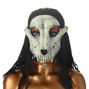 Masque d'os de mouton de crâne en mousse PU pour Halloween Cosplay mascarade carnaval fête accessoires - Product Image 2