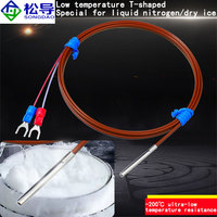 Waterproof and Oil Resistant Thermocouple Packaged Six Sided Clamp Probe T/J/K Type Temperature Sensor