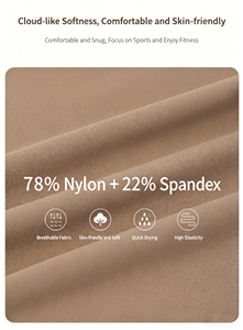En stock Short de yoga taille haute effet ventre plat, anti-transparence, sans couture, style cycliste, ultra doux, sensation seconde peau, pour fitness et course à pied - Product Image 3