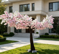 Guirlande de glycine blanche artificielle pour décoration de mariage en gros, fleurs de cerisier suspendues au plafond