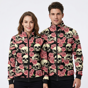 Unisex Heart Pattern Softshell <b>Jacket</b> Hooded <b>Waterproof</b> Heated Windproof Regular Fit Polyester Shell Zipper Closure Winter Wear - Product Image 4