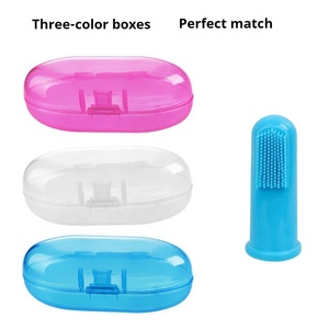 Cepillos de dientes de cuidado bucal para gatos y perros Cepillos de dientes de silicona para dedos para limpieza dental de encías - Product Image 6