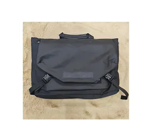 맞춤형 로고 패션 캐주얼 간단한 어깨 방수 남성용 크로스 바디 백 대용량 컴퓨터 서류 가방