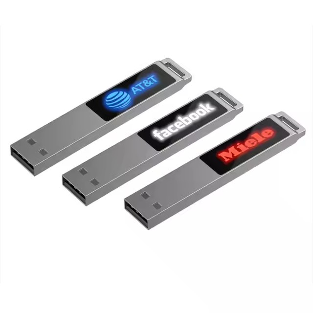 Custom Led Logo Light up Usb3.0 4Gb 8G 16Gb 32Gb 64Gb 128Gb Memory U Stick Pendrive Stick Flash Usb Disk Best Gift With Led Logo