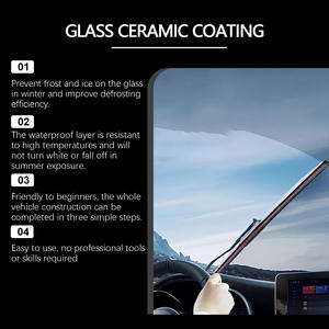 معالجة زجاج السيارة الأمامي المقاومة للماء ومضادة للضباب والتكثف، طلاء شفاف، محلول العناية بمرآة الرؤية الخلفية - Product Image 5