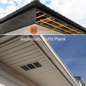 Paneles de Soffit de Aluminio Blanco, Revestimiento de Techo Exterior, Tablero de Soffit Ventilado para Aleros de Casa - Product Image 6