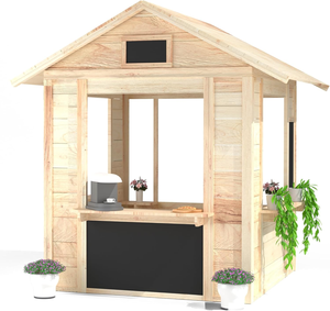 2025 nouveau pin massif naturel aire de <span class=keywords><strong>jeux</strong></span> extérieure en <span class=keywords><strong>bois</strong></span> multi-fonctionnel cabine décoration jeu interactif enfants Playhouse - Product Image 6