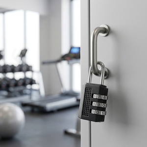 Mini cadenas de sécurité renforcé avec mot de passe et clé - Pour casier de gym, armoire de dortoir, bagages, rangement domestique - Product Image 4