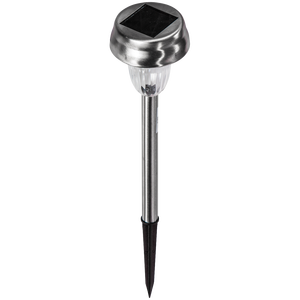 Lampada Solare da Giardino Moderna in Argento LED Grande 75x360 mm 5W Bianco Caldo Certificata ROHS per Applicazioni Paesaggistiche - Product Image 1