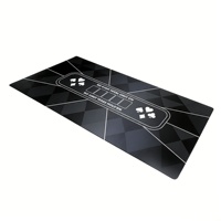 Tapis de table de poker Texas Hold'em antidérapant pliable avec logo personnalisé, nappe de casino, tapis de poker en caoutchouc naturel