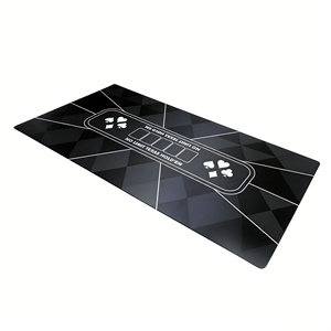 Tapis de table de <span class=keywords><strong>poker</strong></span> Texas Hold'em antidérapant pliable avec logo personnalisé, nappe de casino, tapis de <span class=keywords><strong>poker</strong></span> en caoutchouc naturel - Product Image 2