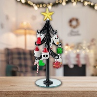 Großhandel Luxus Weihnachts dekorationen Glas Baum Festival Ornamente Hängende Ornament Weihnachten Dekor Tisch Glas Baum Ornamente