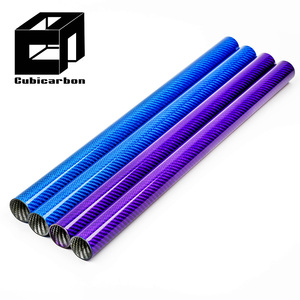High Strength 1000mm 2000mm 3000mm Carbon Fiber 3k Tubing Carbon Fiber Pipe Color Carbon Fiber Tube Colored Pipes - Product Image 5