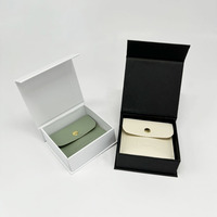 Boîte d'emballage cadeau de bijoux bracelet de luxe en papier rigide personnalisé avec logo emballage de boîte à bijoux collier de bijoux