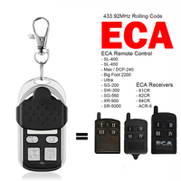 Télécommande de portail électrique ECA TX4 TR-4RS TR-4R 433,92 MHz, compatible avec les récepteurs ouvre-porte de garage ECA 81CR 82CR 84CR ACR-6