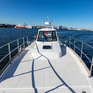 <span class=keywords><strong>Barco</strong></span> de Pesca de Lujo de Aluminio de 13.58m (44.55 pies) con Cabina y Motor Fuera de Borda Nuevo en Oferta, Yate de Aluminio de Lujo de 300HP*3 - Product Image 3