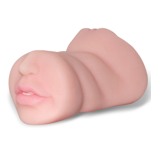 Copa de Avión con Dientes de TPE y Tres Orificios para Estimular el Sexo Oral Profundo. Marca Auténtica. Juguete Sexual Masculino Moldeado - Product Image 1