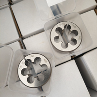 Matrices rondes DIN223 9SiCr M1-M52 pour outils de filetage extérieur, droite