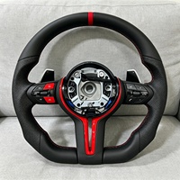 Volant de voiture en cuir adapté aux modèles BMW F10 F30 F01 F16 F20 F36 F22 F31M3 F80 M4 M6 X5 F15 E70 E71E83 E90 E60 E91