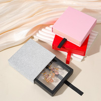 Boîte cadeau coulissante personnalisée avec membrane flottante en PE anti-oxydation pour le rangement de bijoux, colliers, boucles d'oreilles, bracelets, emballage de bijoux