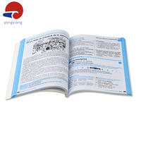 Service d'impression de livres éducatifs à reliure parfaite, vente chaude personnalisée, livre broché, manuel scolaire, carton kraft