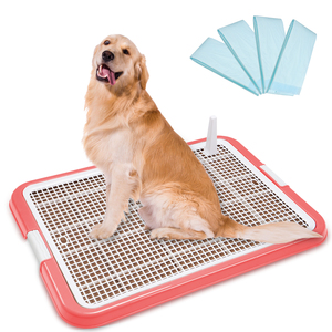 <span class=keywords><strong>Indoor</strong></span>/Outdoor Puppy Bandeja Potty para cães pequenos e médios Pet Eliminação de Resíduos Doggie <span class=keywords><strong>Toilet</strong></span> Training com Pee Pad Holder - Product Image 1