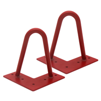 Rote 4-Zoll-Metall-Haarnadel Möbel Beine 4er-Set Hochleistungs-Industrie design Home DIY-Projekte für Schlafs ofa Schrank TV-Ständer