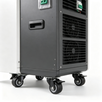 Système de stockage d'énergie solaire hybride empilable LiFePO4 5kWh 25.6V/51.2V avec onde sinusoïdale pure et contrôleur MPPT intégré