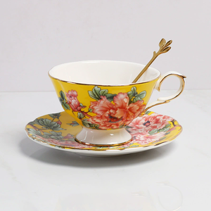 Premium Nordic Afternoon <b>Tea</b> Coffee Cup Decal Cup and Plate <b>Set</b> - Product Image 3