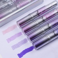 12 stylos fluorescents zodiaque Oblique brillant cristal de glace acrylique marqueurs à paillettes surligneurs ensemble pour cadeaux de noël/anniversaire