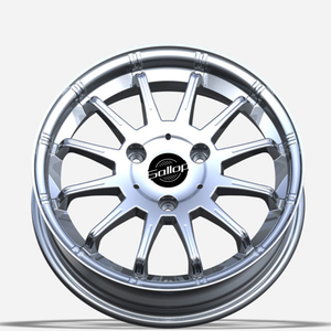 Gallop Nouvelles jantes noires haute performance de 15 pouces PCD 3*112 ET 30 mm pour Smart W451 W452 W453 <span class=keywords><strong>SEA</strong></span> - Product Image 3