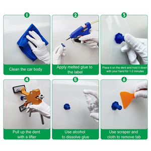 Vente en gros directe usine, accepte les commandes personnalisées, outil de débosselage de carrosserie automobile jaune réglable - Product Image 5