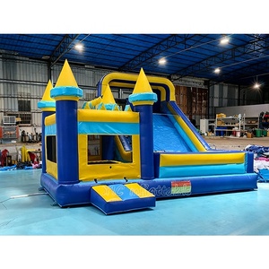 Castillo Inflable Comercial con Tobogán para Niños, Precio <span class=keywords><strong>de</strong></span> Fábrica, para Fiestas al Aire Libre - Product Image 2