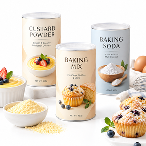 Emballage en tube de papier de qualité alimentaire pour mélange de pâtisserie, poudre de crème anglaise, sel de bain, emballage composite en papier de qualité alimentaire recyclable - Product Image 2